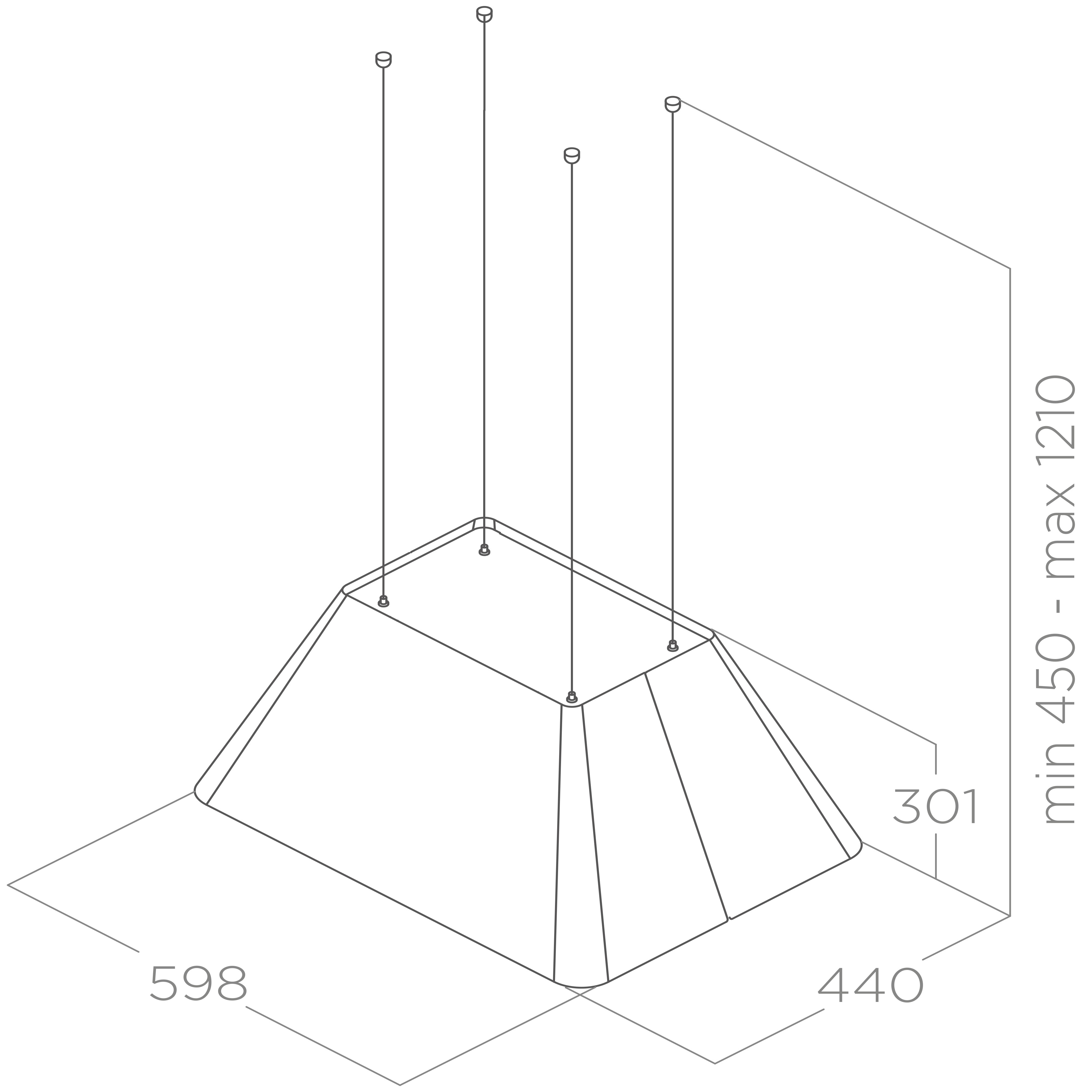 Габариты Elica Ikona Light 2